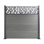 clôture aluminium à motif
